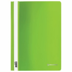 {{photo.Alt || photo.Description || 'Скоросшиватель пластиковый BRAUBERG, А4, 130/180 мкм, салатовый, 228674'}}