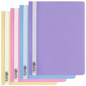 {{photo.Alt || photo.Description || 'Скоросшиватель пластиковый ERICH KRAUSE &quot;Pastel&quot;, А4, 120/180 мкм, ассорти, 50484'}}