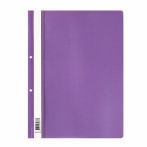 {{photo.Alt || photo.Description || 'Скоросшиватель пластиковый с перфорацией STAFF, А4, 100/120 мкм, фиолетовый, 271720'}}