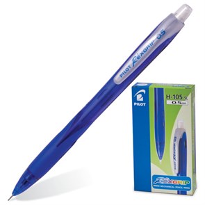 {{photo.Alt || photo.Description || 'Карандаш механический 0,5 мм, PILOT Н-105 &quot;Rex Grip&quot;, ластик, резиновый грип, корпус синий, H-105'}}