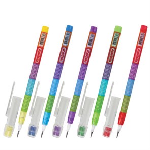 {{photo.Alt || photo.Description || 'Карандаш сегментный ПИФАГОР &quot;Таблица умножения&quot;, HB, корпус ассорти, с ластиком, 181482'}}