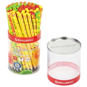 {{photo.Alt || photo.Description || 'Карандаш чернографитный BRAUBERG &quot;FRESH ZONE&quot;, 1 шт., HB, корпус ассорти, 181759'}}