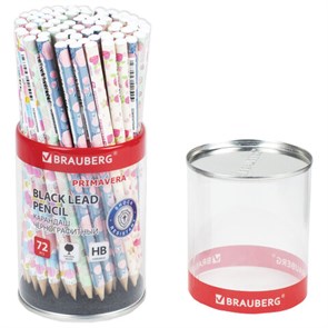 {{photo.Alt || photo.Description || 'Карандаш чернографитный BRAUBERG &quot;PRIMAVERA&quot;, 1 шт., HB, корпус ассорти, 181765'}}