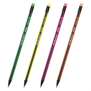 {{photo.Alt || photo.Description || 'Карандаш чернографитный ERICH KRAUSE, 1шт., &quot;Vivo&quot;, HB, черное дерево, с ластиком, корпус ассорти, заточенный, 45623'}}