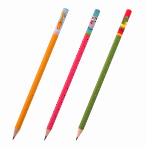 {{photo.Alt || photo.Description || 'Карандаш чернографитный ЮНЛАНДИЯ &quot;ЗВЕРУШКИ&quot;, 1 шт., HB, корпус ассорти, 181779'}}