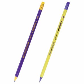 {{photo.Alt || photo.Description || 'Карандаш чернографитный ЮНЛАНДИЯ, 1 шт., НВ, пластиковый, корпус ассорти, с ластиком, 181446'}}