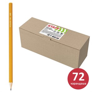 {{photo.Alt || photo.Description || 'Карандаши чернографитные простые HB, ВЫГОДНАЯ УПАКОВКА КОМПЛЕКТ 72 штуки, STAFF, 181880'}}