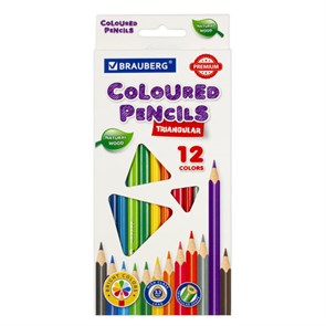 {{photo.Alt || photo.Description || 'Карандаши цветные BRAUBERG PREMIUM 12 цветов, трехгранные, грифель 3,3 мм, натуральное дерево, 181651'}}