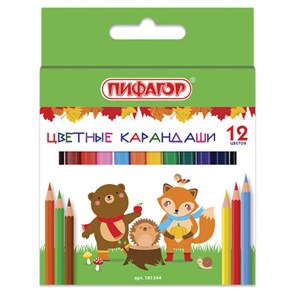 {{photo.Alt || photo.Description || 'Карандаши цветные ПИФАГОР &quot;МАЛЫШИ-КАРАНДАШИ&quot;, 12 цветов, укороченные, шестигранные, натуральное дерево, 181344'}}