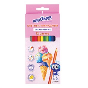 {{photo.Alt || photo.Description || 'Карандаши цветные ЮНЛАНДИЯ &quot;СЛАДКИЕ ИСТОРИИ&quot;, 12 цветов, трехгранные, грифель 3 мм, натуральное дерево, 181393'}}