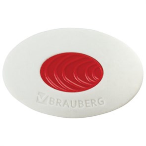 {{photo.Alt || photo.Description || 'Ластик BRAUBERG &quot;Oval PRO&quot;, 40х26х8 мм, овальный, красный пластиковый держатель, 229560'}}