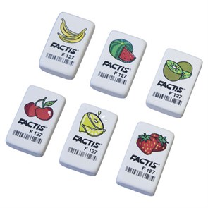 {{photo.Alt || photo.Description || 'Ластик FACTIS F 127 (Испания), 40х24х10 мм, ассорти, прямоугольный, мягкий, CNFF127'}}