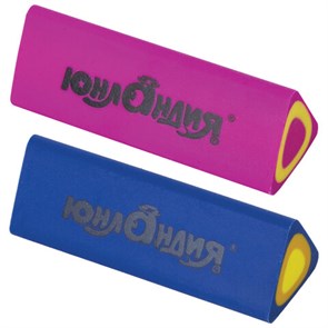 {{photo.Alt || photo.Description || 'Ластик ЮНЛАНДИЯ &quot;Candy&quot;, 44х15х15 мм, цвет ассорти, треугольный, 228725'}}