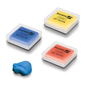 {{photo.Alt || photo.Description || 'Ластик-клячка художественный цвета ассорти, в футляре, 40x36x10 мм, BRAUBERG ART &quot;CLASSIC&quot;, 271155'}}