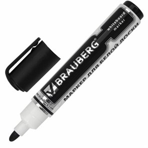 {{photo.Alt || photo.Description || 'Маркер стираемый для белой доски ЧЕРНЫЙ, BRAUBERG &quot;Neo&quot;, ЧЕРНЫЙ, с клипом, 5 мм, 150487'}}