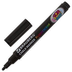 {{photo.Alt || photo.Description || 'Маркер меловой &quot;POP-ART&quot; ЧЕРНЫЙ, 3,5 мм, стираемый, для гладких поверхностей, BRAUBERG, 151525'}}