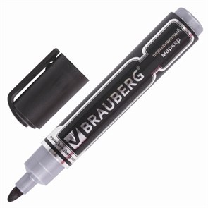 {{photo.Alt || photo.Description || 'Маркер перманентный BRAUBERG &quot;Neo&quot;, ЧЕРНЫЙ, круглый наконечник 5 мм, с клипом, 150480'}}