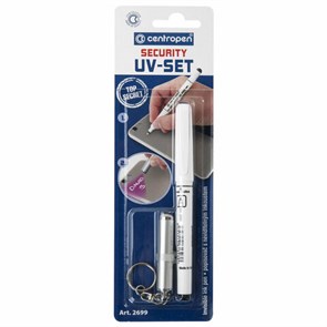 {{photo.Alt || photo.Description || 'Маркер перманентный ультрафиолетовый CENTROPEN &quot;Security UV&quot;, фонарик, 0,6-1 мм, 2699, 6 2699 0201'}}