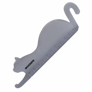 {{photo.Alt || photo.Description || 'Линейка пластик 10 см ЮНЛАНДИЯ &quot;КОШКА&quot;, фигурная, тонированная прозрачная, европодвес, 210730'}}