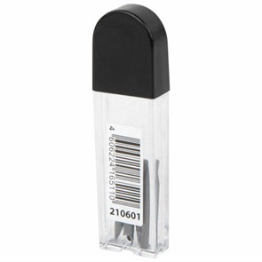 {{photo.Alt || photo.Description || 'Грифели запасные для циркуля, КОМПЛЕКТ 4 штуки по 17 мм, в тубе, твердость HB, толщина 2 мм, ПИФАГОР, 210601'}}