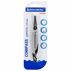 {{photo.Alt || photo.Description || 'Циркуль с защитным колпачком BRAUBERG &quot;ULTRA&quot;, 135 мм, графитовый, блистер, 210817'}}