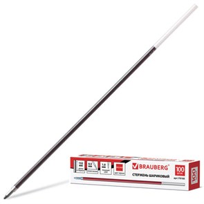 {{photo.Alt || photo.Description || 'Стержень шариковый BRAUBERG 152 мм, КРАСНЫЙ, узел 1 мм, линия письма 0,5 мм, 170185'}}