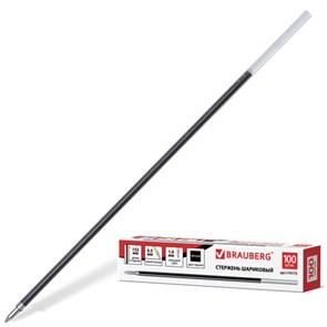 {{photo.Alt || photo.Description || 'Стержень шариковый BRAUBERG 152 мм, ЧЕРНЫЙ, узел 1 мм, линия письма 0,5 мм, 170175'}}