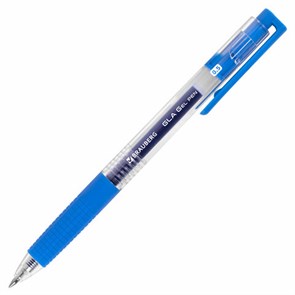 {{photo.Alt || photo.Description || 'Ручка гелевая автоматическая с грипом BRAUBERG &quot;GLA&quot;, СИНЯЯ, стандартный узел 0,5 мм, линия письма 0,35 мм, 144216'}}