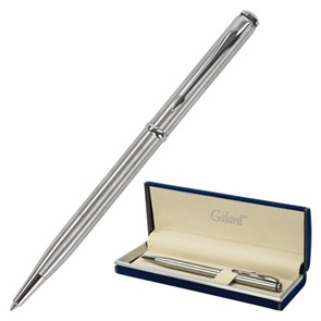 {{photo.Alt || photo.Description || 'Ручка подарочная шариковая GALANT &quot;Arrow Chrome&quot;, корпус серебристый, хромированные детали, пишущий узел 0,7 мм, синяя, 140408'}}