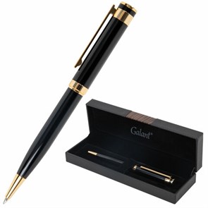 {{photo.Alt || photo.Description || 'Ручка подарочная шариковая GALANT &quot;Bernini&quot;, корпус черный, детали золото, узел 0,7 мм, линия письма 0,5 мм, синяя, 144177'}}