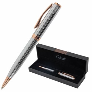 {{photo.Alt || photo.Description || 'Ручка подарочная шариковая GALANT &quot;Epsilon&quot;, корпус серебро, детали розовое золото, узел 0,7 мм, линия письма 0,5 мм, синяя, 144171'}}