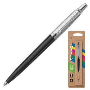 {{photo.Alt || photo.Description || 'Ручка шариковая PARKER &quot;Jotter Plastic CT&quot;, корпус черный, детали нержавеющая сталь, блистер, синяя, 2096873'}}