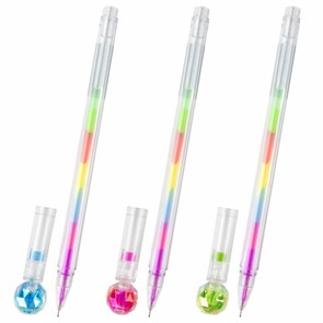 {{photo.Alt || photo.Description || 'Ручка с топпером гелевая ЮНЛАНДИЯ &quot;Хрустальный шар&quot;, ассорти, РАДУЖНЫЕ чернила, игольчатый пишущий узел 0,7 мм, 143785'}}