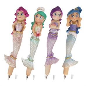 {{photo.Alt || photo.Description || 'Ручка фигурная &quot;РУСАЛОЧКИ-2&quot;, СИНЯЯ, 4 дизайна ассорти, линия письма 0,5 мм, дисплей, BRAUBERG, 142773'}}