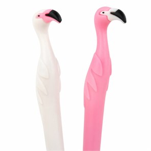 {{photo.Alt || photo.Description || 'Ручка фигурная шариковая ЮНЛАНДИЯ &quot;Фламинго&quot;, мягкий силиконовый корпус, ассорти, СИНЯЯ, пишущий узел 0,7 мм, 143775'}}