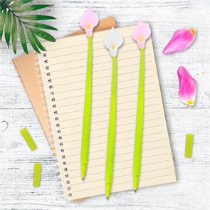 {{photo.Alt || photo.Description || 'Ручка фигурная шариковая ЮНЛАНДИЯ &quot;Цветок&quot;, силиконовый корпус, ассорти, СИНЯЯ, пишущий узел 0,7 мм, 143797'}}