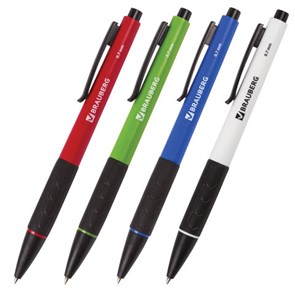 {{photo.Alt || photo.Description || 'Ручка шариковая автоматическая с грипом BRAUBERG &quot;Klasse&quot;, СИНЯЯ, корпус ассорти, узел 0,7 мм, линия письма 0,35 мм, 140588'}}