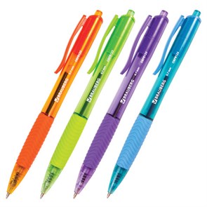 {{photo.Alt || photo.Description || 'Ручка шариковая масляная автоматическая с грипом BRAUBERG &quot;Fruity RD&quot;, СИНЯЯ, корпус ассорти, узел 0,7 мм, линия письма 0,35 мм, 142700'}}