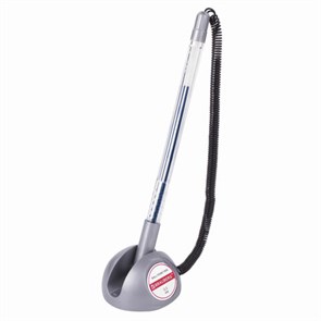 {{photo.Alt || photo.Description || 'Ручка шариковая настольная BRAUBERG &quot;Counter Pen&quot;, СИНЯЯ, пружинка, корпус серебристый, 0,5 мм, 143258'}}