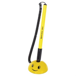 {{photo.Alt || photo.Description || 'Ручка шариковая настольная BRAUBERG &quot;SMILE&quot;, СИНЯЯ, корпус желтый, узел 0,7 мм, линия письма 0,35 мм, 143376'}}