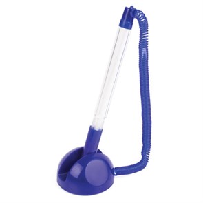 {{photo.Alt || photo.Description || 'Ручка шариковая настольная BRAUBERG &quot;Стенд-Пен&quot;, СИНЯЯ, пружинка, корпус синий, линия 0,5 мм, 140195'}}