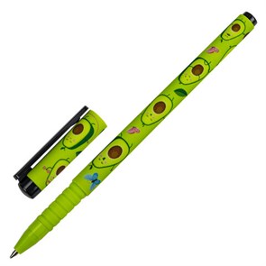 {{photo.Alt || photo.Description || 'Ручка шариковая BRAUBERG SOFT TOUCH GRIP &quot;AVOCADO&quot;, СИНЯЯ, мягкое покрытие, узел 0,7 мм, 143716'}}