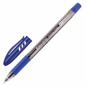 {{photo.Alt || photo.Description || 'Ручка шариковая масляная BRAUBERG &quot;Black Tone&quot;, СИНЯЯ, корпус тонированный, узел 0,7 мм, линия письма 0,35 мм, 142951'}}