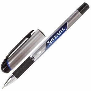 {{photo.Alt || photo.Description || 'Ручка шариковая масляная с грипом BRAUBERG &quot;Signature&quot;, СИНЯЯ, печать, узел 0,7 мм, линия письма 0,35 мм, 142688'}}