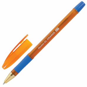 {{photo.Alt || photo.Description || 'Ручка шариковая масляная с грипом BRAUBERG Model-XL ORANGE, СИНЯЯ, узел 0,7 мм, линия 0,35 мм, 143246'}}