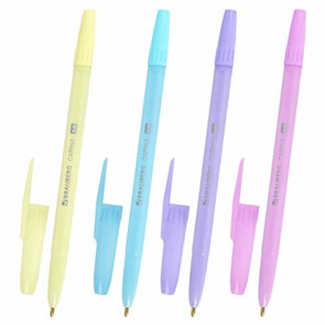 {{photo.Alt || photo.Description || 'Ручка шариковая РОССИЯ &quot;CARINA&quot;, СИНЯЯ, корпус ассорти, 1 мм, линия 0,5 мм, BRAUBERG, 143970'}}