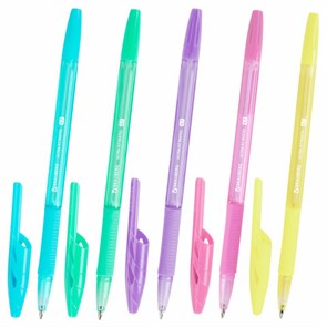 {{photo.Alt || photo.Description || 'Ручка шариковая с грипом BRAUBERG &quot;ULTRA GT PASTEL&quot;, СИНЯЯ, корпус ассорти, линия 0,35 мм, 144053'}}