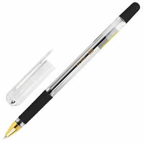 {{photo.Alt || photo.Description || 'Ручка шариковая с грипом BRAUBERG &quot;X-ONE&quot;, ЧЕРНАЯ, корпус прозрачный, узел 0,5 мм, линия письма 0,35 мм, 143988'}}