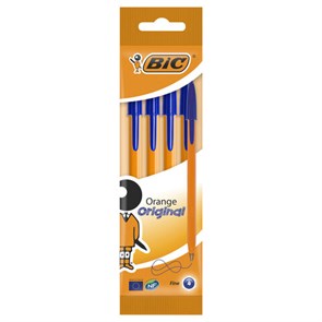 {{photo.Alt || photo.Description || 'Ручки шариковые BIC &quot;Orange Original&quot;, НАБОР 4 шт., СИНИЕ, узел 0,8 мм, линия письма 0,3 мм, пакет, 8308521'}}