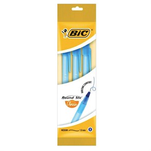 {{photo.Alt || photo.Description || 'Ручки шариковые BIC &quot;Round Stic&quot;, НАБОР 3 шт., СИНИЕ, узел 1 мм, линия письма 0,32 мм, пакет, 9021522'}}